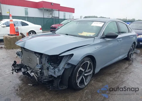 2022 Honda Accord Hybrid Sport из США, поврежденный, VIN 1HGCV3F29NA046065